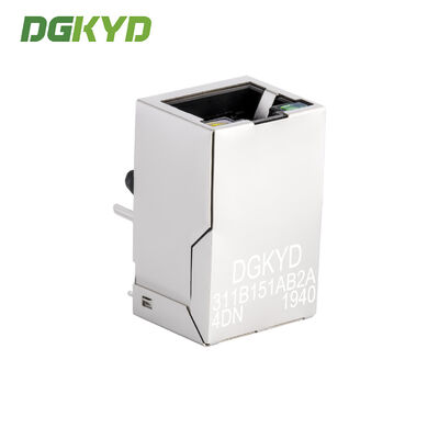 100Mbps RJ45 Connector with Integrated Transformer for Industrial Network Interface