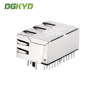 Industrial Grade RJ45 Connector with 6u Gold Plating for Gigabit Ethernet
