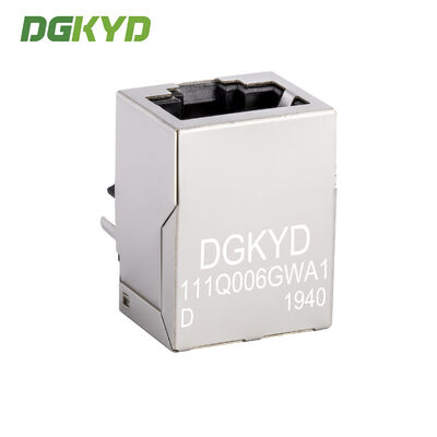 Gigabit Ethernet Industrial Network Port RJ45 Shielded Connector Single In-line Package RJ45 Jack