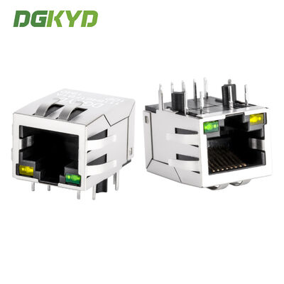 POE+ PCB Mount RJ45 Ethernet Connector With Magnetics RJ45 Ethernet Jack