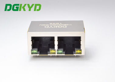 Modular Jack 100M BASE-T 1x2 2 Port RJ45