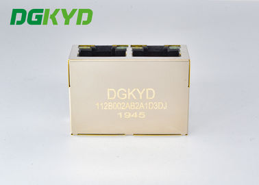 Modular Jack 100M BASE-T 1x2 2 Port RJ45