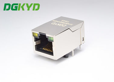 DGKYD311Q070AB1A4DN Shielded Tab Up Gige Cat6 RJ45 Single Port PBT Housing