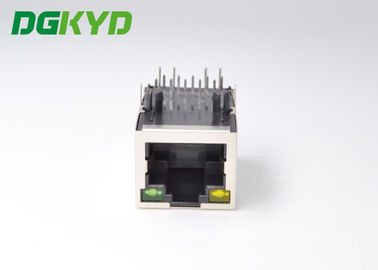 DGKYD311Q070AB1A4DN Shielded Tab Up Gige Cat6 RJ45 Single Port PBT Housing