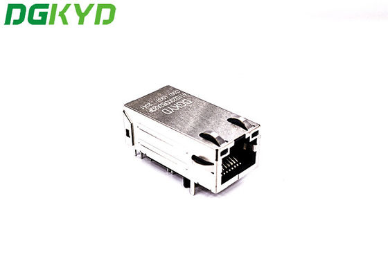 DGKYD411Q200DB2A2DPC057(5G) TAB UP 33mm 5G RJ45 Ethernet Connector With Metal Shield