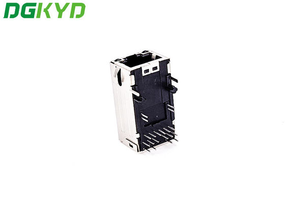 DGKYD411Q200DB2A2DPC057(5G) TAB UP 33mm 5G RJ45 Ethernet Connector With Metal Shield