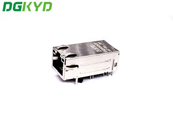 DGKYD411Q200DB2A2DPC057(5G) TAB UP 33mm 5G RJ45 Ethernet Connector With Metal Shield