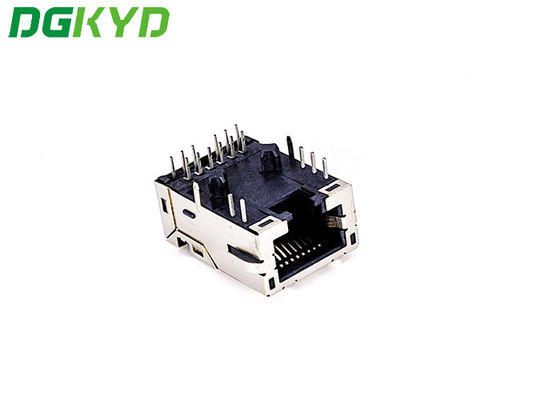 Metal Shielded 2.5G TAB DOWN 23.88mm RJ45 Ethernet Connector