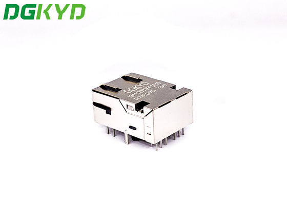 DGKYD1611Q002FF3A2DB2057(2.5G) 2.5G TAB DOWN 23.88mm RJ45 Ethernet Jack With LED