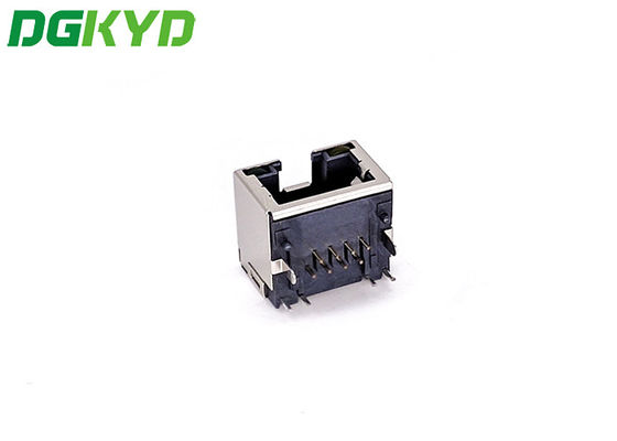 DGKYD60S1188AB2A6DY1008 60S Single Port TAB UP RJ45 Network Connector With LED