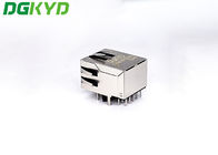 TAB DOWN 1X1 RJ45 Shielded Connector With Filter Outlet
