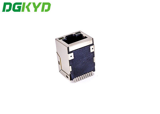 DGKYD911B113AB1WS057 Single Port TAB UP SMT 100BASE RJ45 Connector Socket With LED