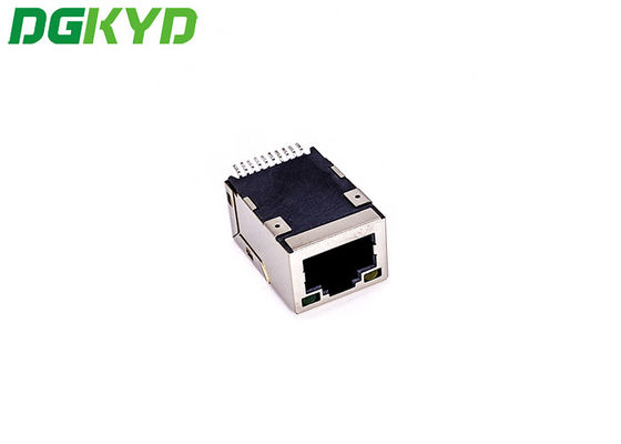 DGKYD911B113AB1WS057 Single Port TAB UP SMT 100BASE RJ45 Connector Socket With LED