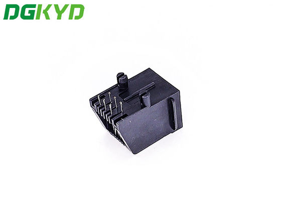 DGKYD5721E1166IWA1DB1057 Single Port 180 Degree TAB UP RJ45 Modular Connector With PBT Housing