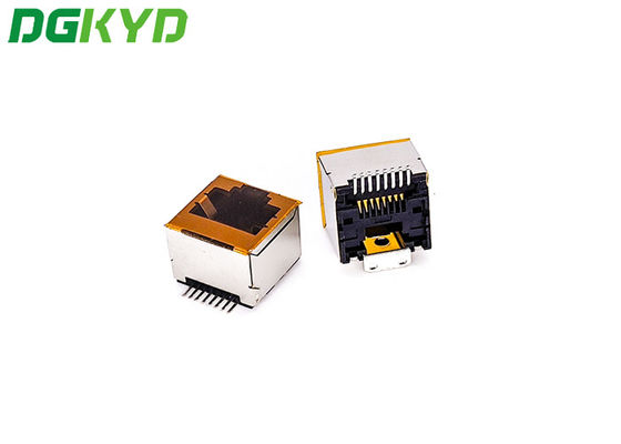 DGKYD52241188GWW5SB4134 SMT Single Port RJ45 Connector 180 Degree Without LED