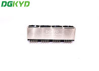 UL 94V-0 1X4 RJ45 Modular Connector 180 Degree Without Filter