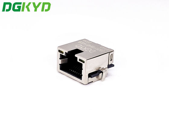 SMT Sink 2.8 DIP Single Port RJ45 Connector With Metal Shield DGKYDCB281188AB1A6DB9