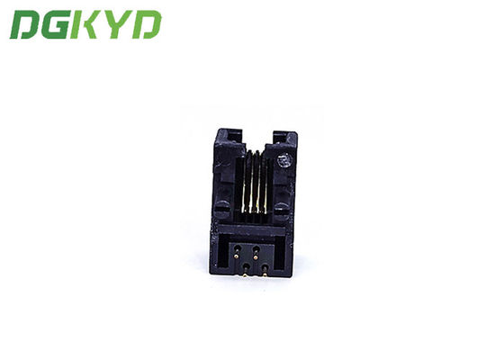 DGKYD53211144IWA1DY3017 Single Port RJ45 Shielded Network Socket No Led Black Plastic Shell Port