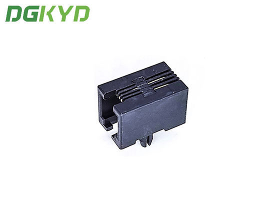 DGKYD53211144IWA1DY3017 Single Port RJ45 Shielded Network Socket No Led Black Plastic Shell Port