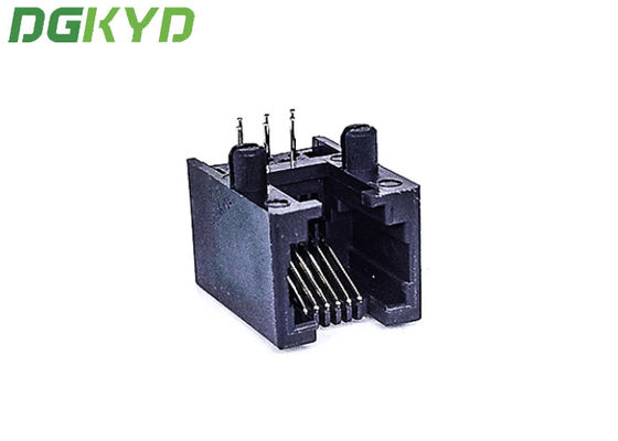 DGKYD53211166IWA1DY1017 PBT rj45 Modular Jack ，RJ45 Single Port Connector Without Led