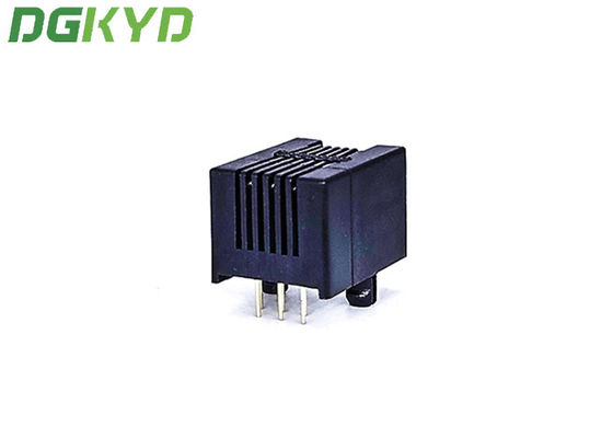 DGKYD53211166IWA1DY1017 PBT rj45 Modular Jack ，RJ45 Single Port Connector Without Led