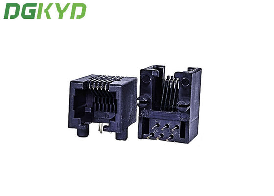 DGKYD53211166IWA1DY1017 PBT rj45 Modular Jack ，RJ45 Single Port Connector Without Led