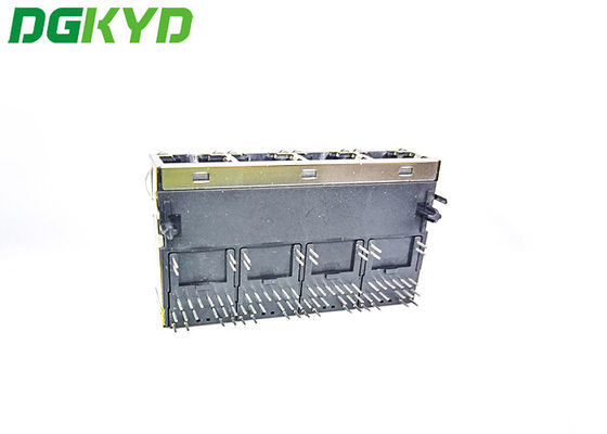 Multi Port RJ45 Connectors Integrated Magnetic 8p12c PCB Communication Poe Filter