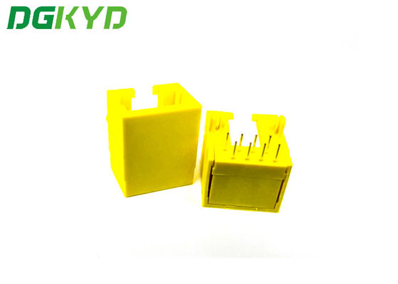 DGKYD56221118IWB1DY1027 Rectangle Single Port RJ45 Socket 15.2 *17.8* 11.7mm RJ45 Without Transformer