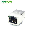 Gigabit Filter 8P10C Female Network RJ45 Connector Socket Right Angle 90 Degree With Light And No Bullets