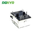 DGKYD811Q008FN9A2DB057 Gigabit Integrated Filter RJ45 Network Connector Two Color Light 12PIN PA66 Material
