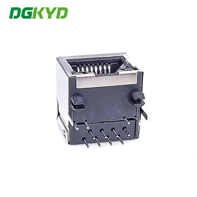 DGKYD56A1188AB1A2DY1054 RJ45 network port connector 1X1 8P8C G/FU straight-in with light shielding connector