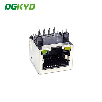 DGKYD56A1188AB1A2DY1054 RJ45 network port connector 1X1 8P8C G/FU straight-in with light shielding connector