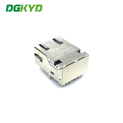 DGKYD1611Q002HWA10DB057(10G) 10G Network Filter 8P12C RJ45 Network Port Connector With Light