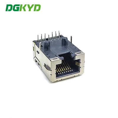 DGKYD1611Q002HWA10DB057(10G) 10G Network Filter 8P12C RJ45 Network Port Connector With Light