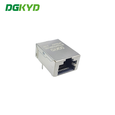 30U Magnetic 2.5G RJ45 Single Port With Shield Tab Up Motherboard RJ45 With Transformer