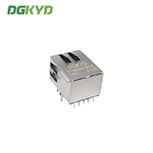 8P10C Single Port RJ45 Connector With Integrated Transformer