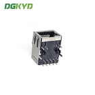 8P10C Single Port RJ45 Connector With Integrated Transformer