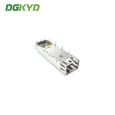 OEM ODM 1x1 15U sFP fiber connector For PCB  Press Fit Type