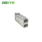 DGKYD21SFP1N3A00200B022 2*1 Cage Thickness 0.25mm RJ45 SFP Connector 15U Phosphor Bronze