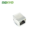 21.1mm 100Mb RJ45 Single Port Connector With Transformer PBT Material
