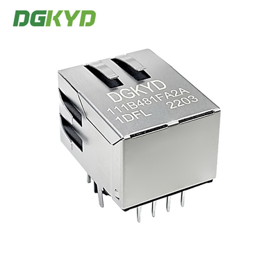 DGKYD111B481FA2A1DFL 10P8C RJ45 Single Port With Transformer