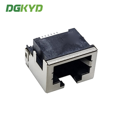 Sinking Plate Type 8P8C Modular Female RJ45 LED Connector SMT DGKYDCB421188GWW6SB1075
