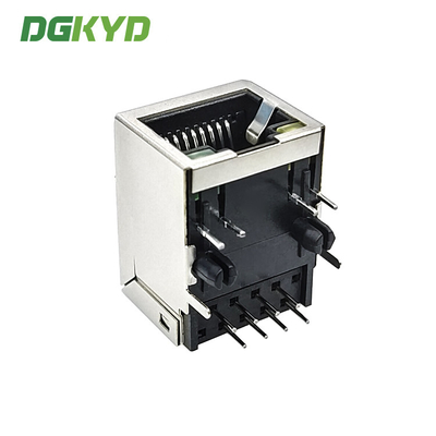 DGKYD59211118AB2A3DY1027  PA46 Housing 8P10C 21.15mm RJ45 Modular Jack With LED