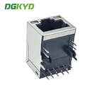 DGKYD211Q104CD2A4DZ Gigabit Single Port Cat6 Ethernet Connector LED 10P8C RJ45 Modular Jack Pcb Jack