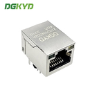 DGKYD211Q104CD2A4DZ Gigabit Single Port Cat6 Ethernet Connector LED 10P8C RJ45 Modular Jack Pcb Jack