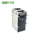 DGKYD21Q064DB2A4DP068 2X1 Multi-Port Socket Gigabit Ethernet Filter POE With Light And Shield RJ45 Connector