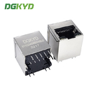 DGKYD511Q340AB2A8D2 180 Degree In Line Network Connector 2.5G Filter 10P8C Interface RJ45 Single Port