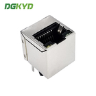 DGKYD511Q340AB2A8D2 180 Degree In Line Network Connector 2.5G Filter 10P8C Interface RJ45 Single Port