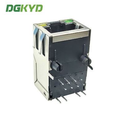DGKYD311B029DB1A4DN PCB Mount Integrated Magnetics RJ45 Jack Module Tab Up Cat5 Ethernet Socket OEM