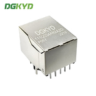 DGKYD111Q334AB2A2DP057 RJ45 Gigabit Ethernet Filter Single Port Network Connector POE With Light Strip Shield 10P8C